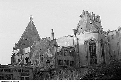 Ruine der Matthäikirche.